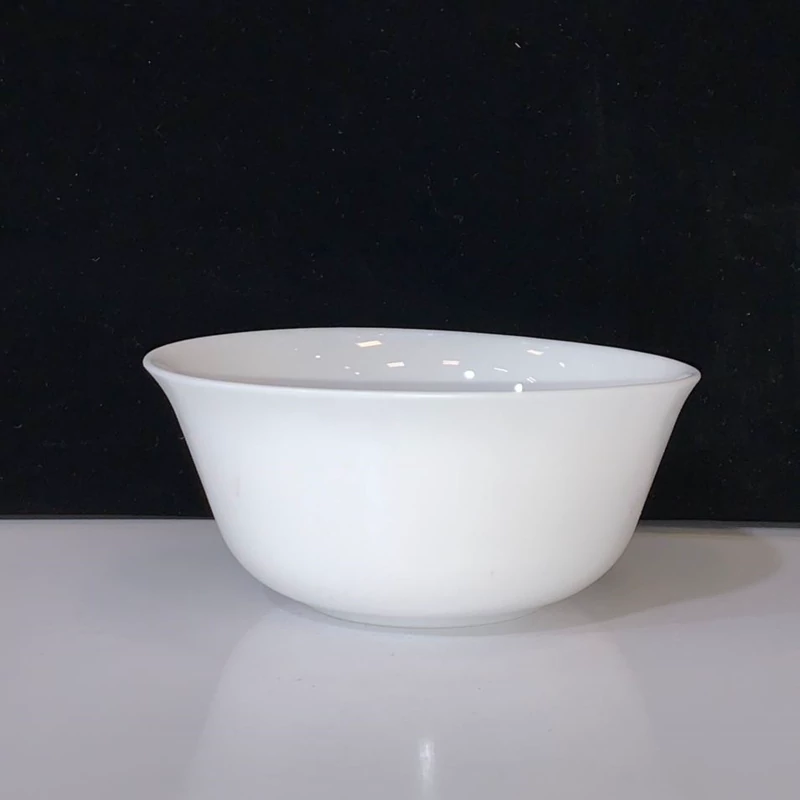 پیاله ماست خوری لومینارک فرانسه طرح کارین سفید 6 عددی