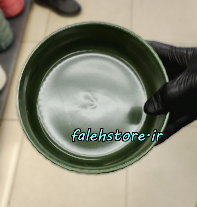 پیاله رنگی سبز گرانیتی استون ور بن سای 6 عددی
