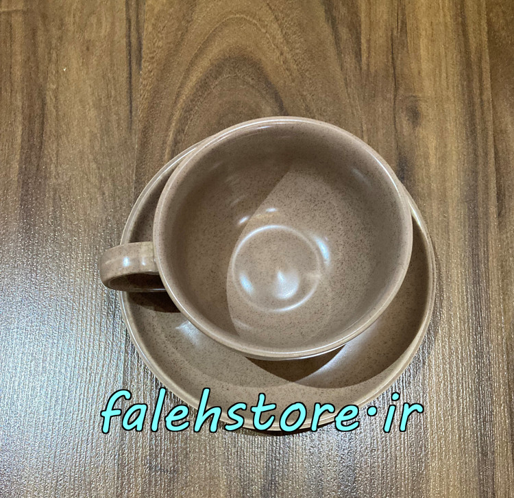فنجان لته خوری سرامیکی بن سای نسکافه ای استون ور 6 عددی