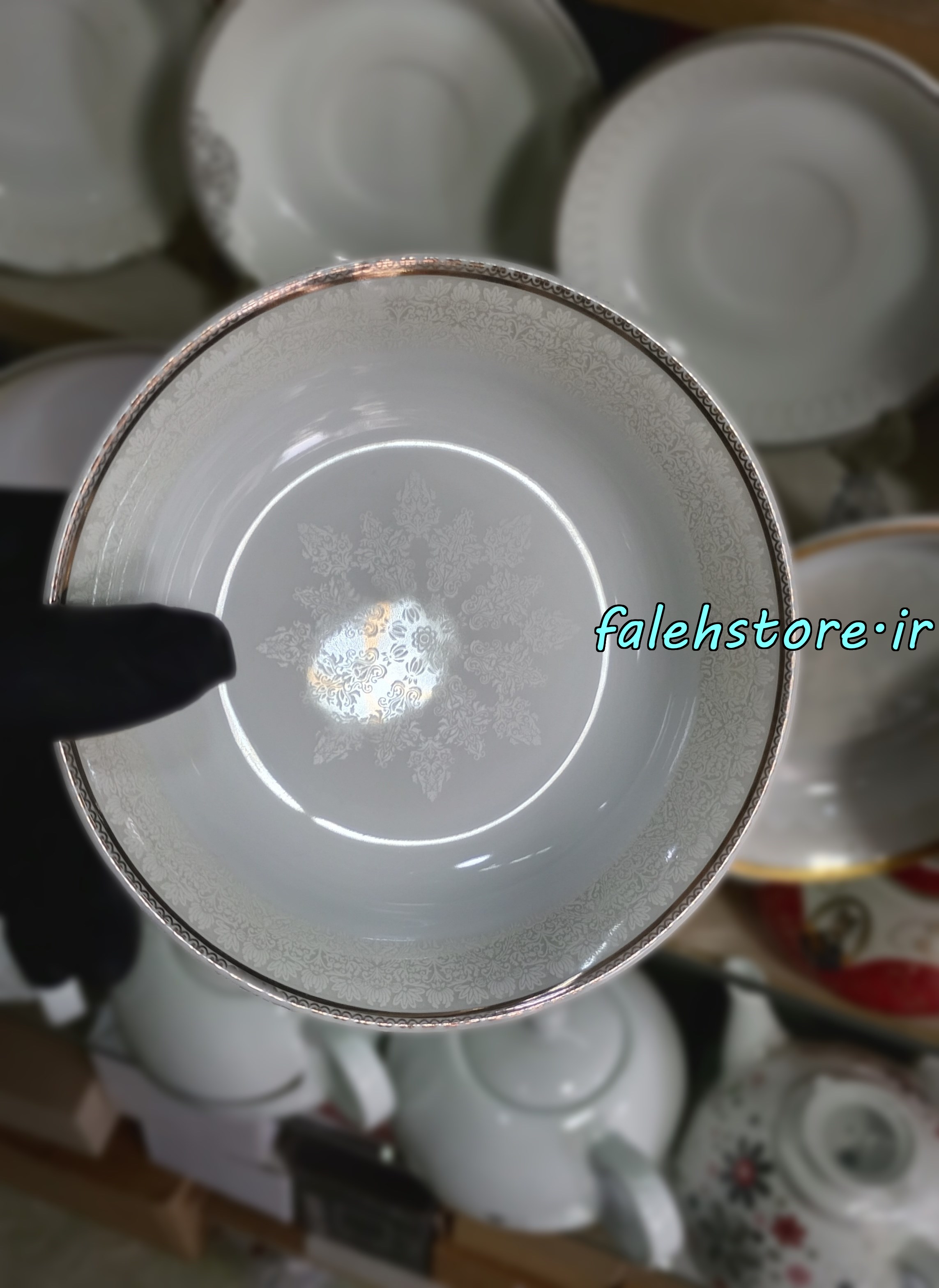 نعلبکی چینی طرح بارود مدل سقزی