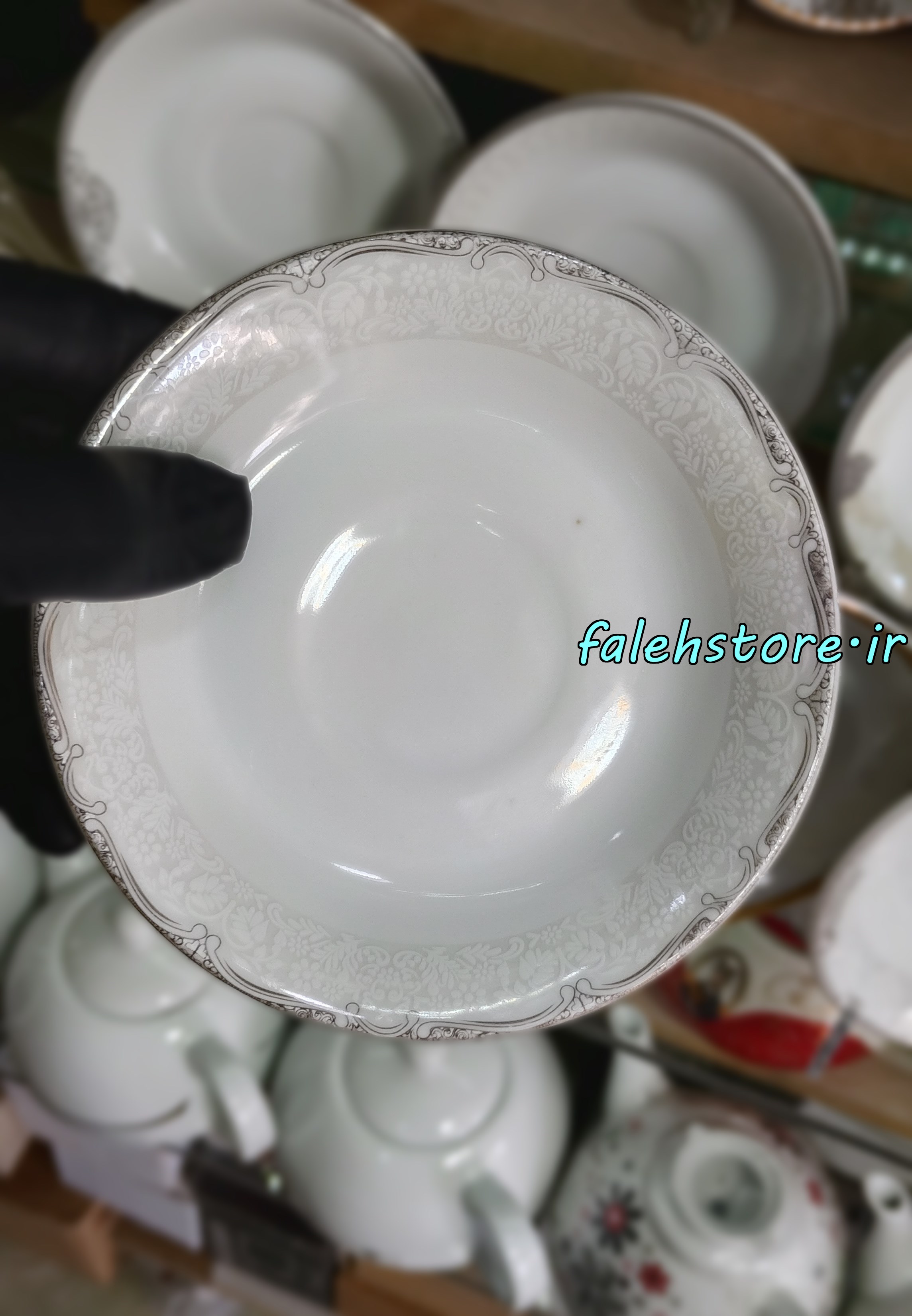 نعلبکی چینی طرح امانو 6 عددی معمولی
