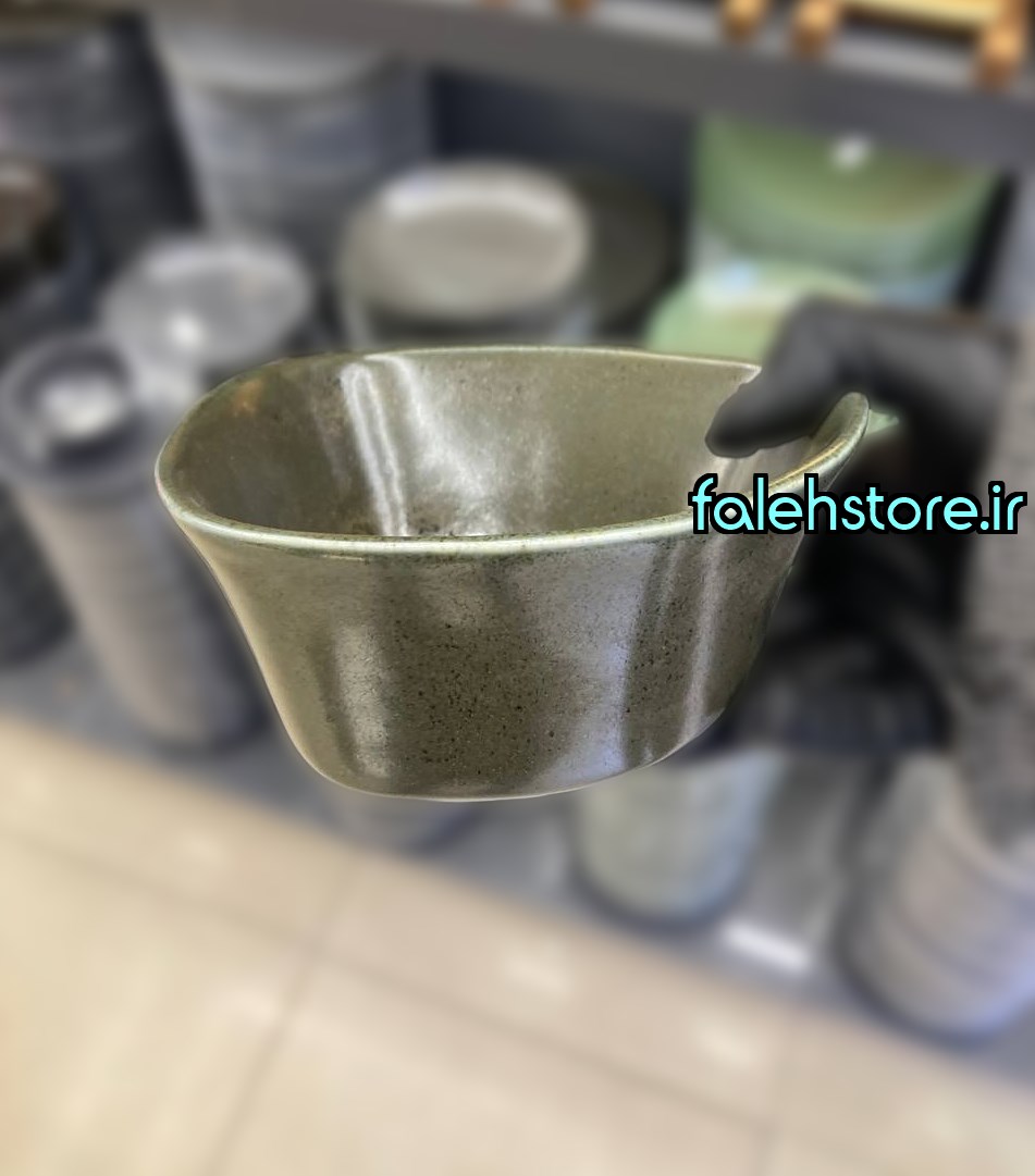 کاسه سرامیکی چهارگوش پاترو استون ور بن سای زیتنونی گرانیتی 1 عددی