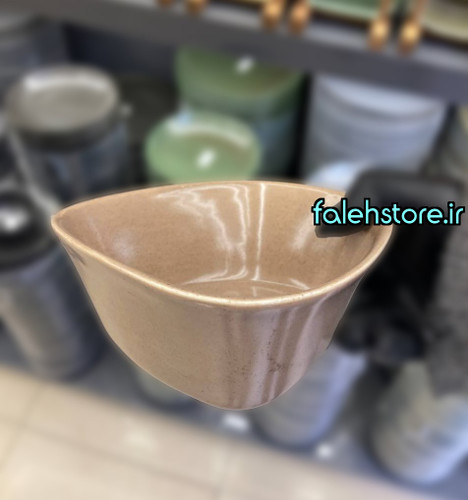 کاسه سرامیکی چهارگوش پاترو استون ور بن سای نسکافه ای گرانیتی 1 عددی