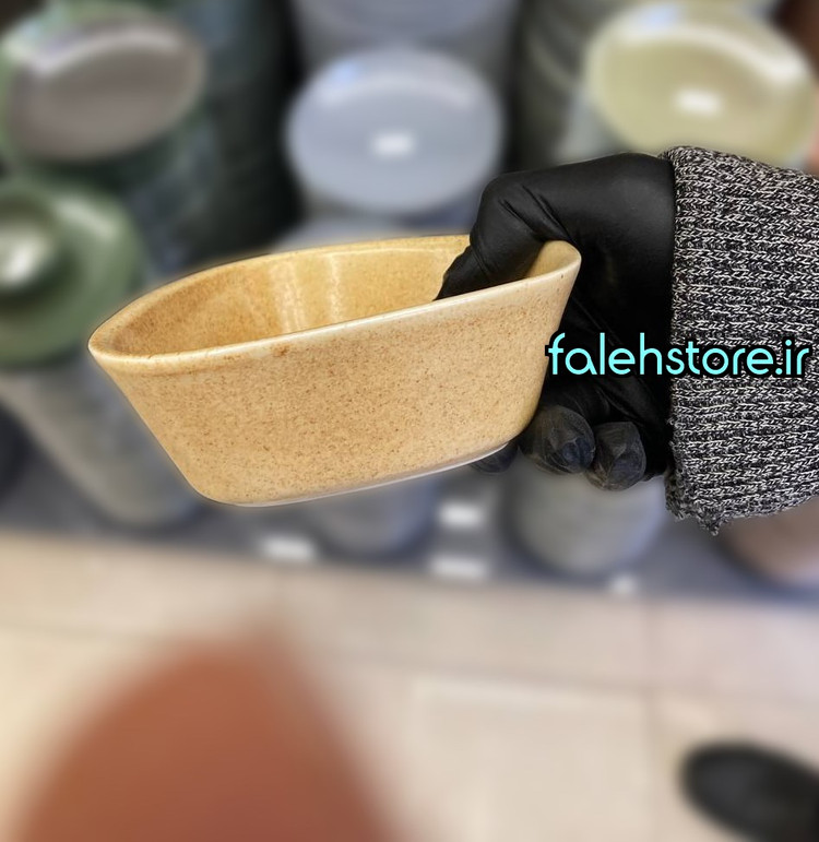 پیاله سرامیکی پاترو استون ور بن سای کرم گرانیتی 1 عددی