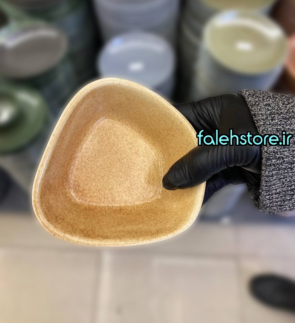 پیاله سرامیکی پاترو استون ور بن سای کرم گرانیتی 1 عددی