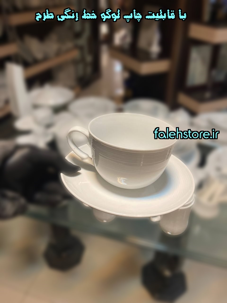 ست فنجان کاپوچینو چینی تقدیس گرد سفید هتلی 6 عددی 220 سی سی