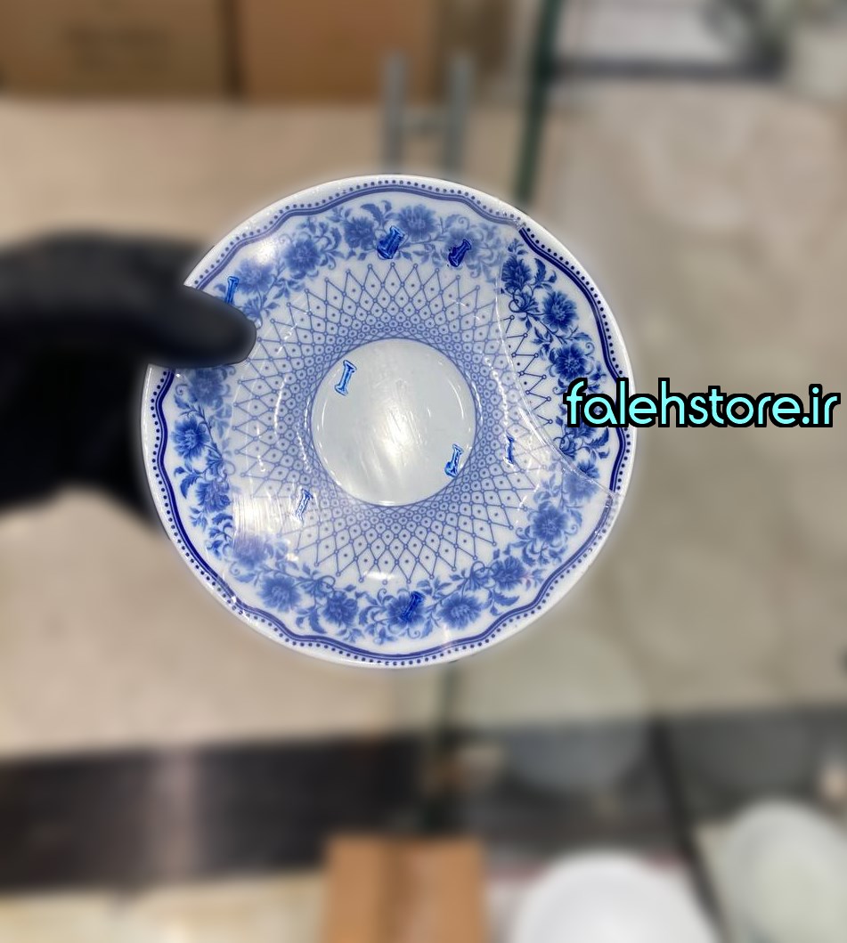 نعلبکی چینی زرین طرح سن پترزبورگ 6 عددی