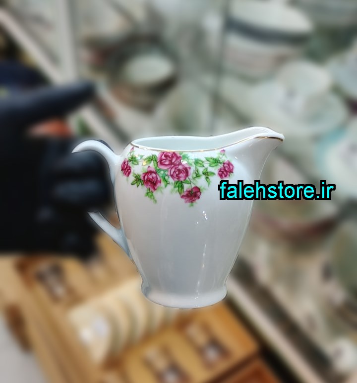 سس خوری چینی زرین طرح بیدگل 1 عددی