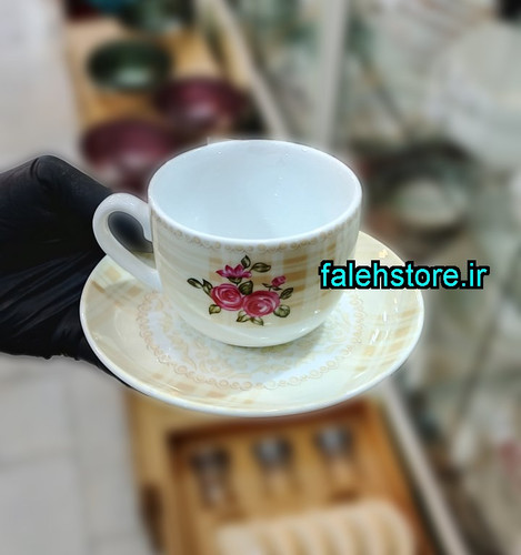 فنجان چای خوری چینی زرین طرح هلن
