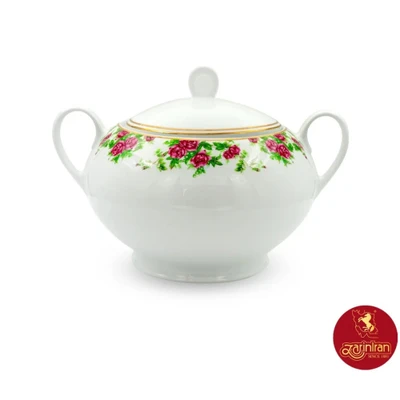 سوپ خوری چینی زرین طرح بیدگل گرد 1 عددی