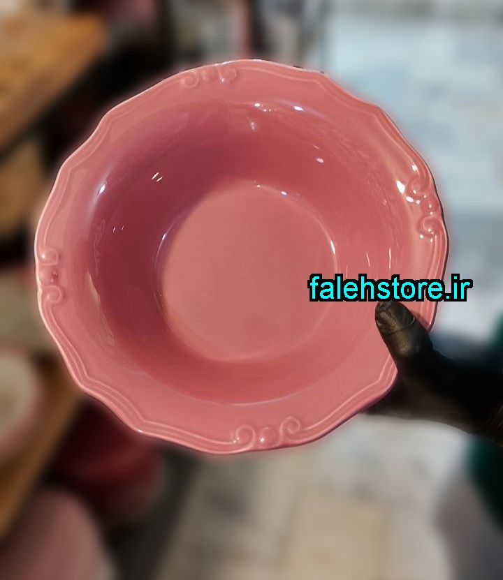 کاسه سالاد چینی لاویلوکس ترکیه اصل قرمز  1 عددی