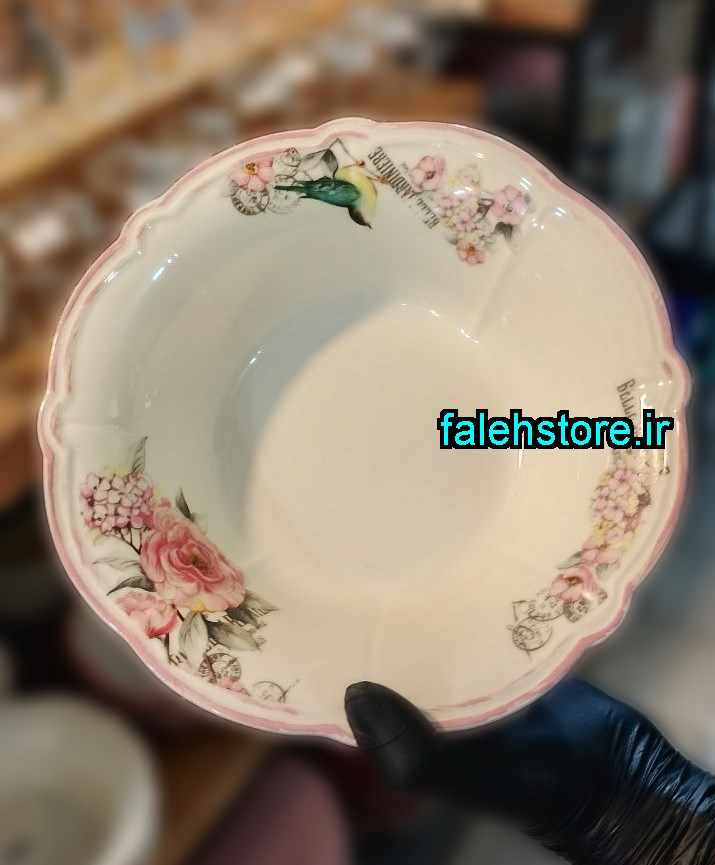 کاسه سالاد چینی لاویلوکس ترکیه اصل طرح برد 1 عددی