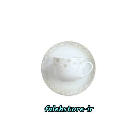 فنجان چای خوری چینی زرین طرح کامومیلا 6 عددی