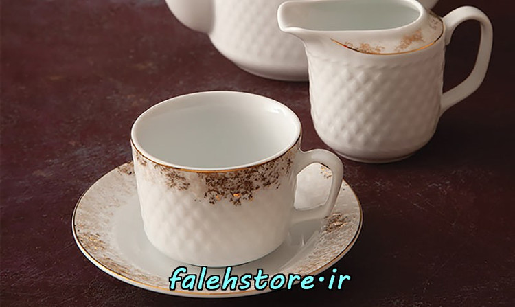فنجان چای خوری چینی زرین طرح کلودیا رادیانس 6 عددی