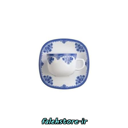 فنجان چای خوری چینی زرین طرح فلورانس کواترو 6 عددی