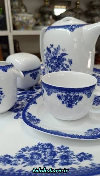 فنجان چای خوری چینی زرین طرح فلورانس کواترو 6 عددی