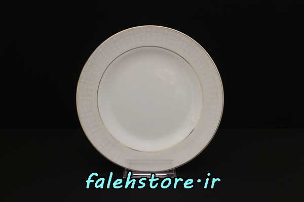 بشقاب پیش دستی چینی زرین سپید صدف 6 عددی