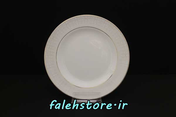 بشقاب پیش دستی چینی زرین سپید صدف 6 عددی